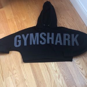 GymShark, heavy weight, crop hoodie.   Size XS.   In like new condition